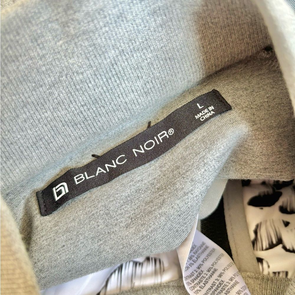 Blanc Noir Vector Thin Down Jacket White Grey Hea… - image 6